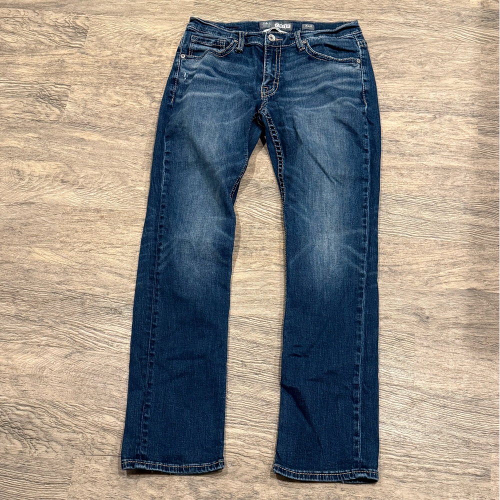 Rock & Republic Men's Straight Jeans - Dark Blue Wash